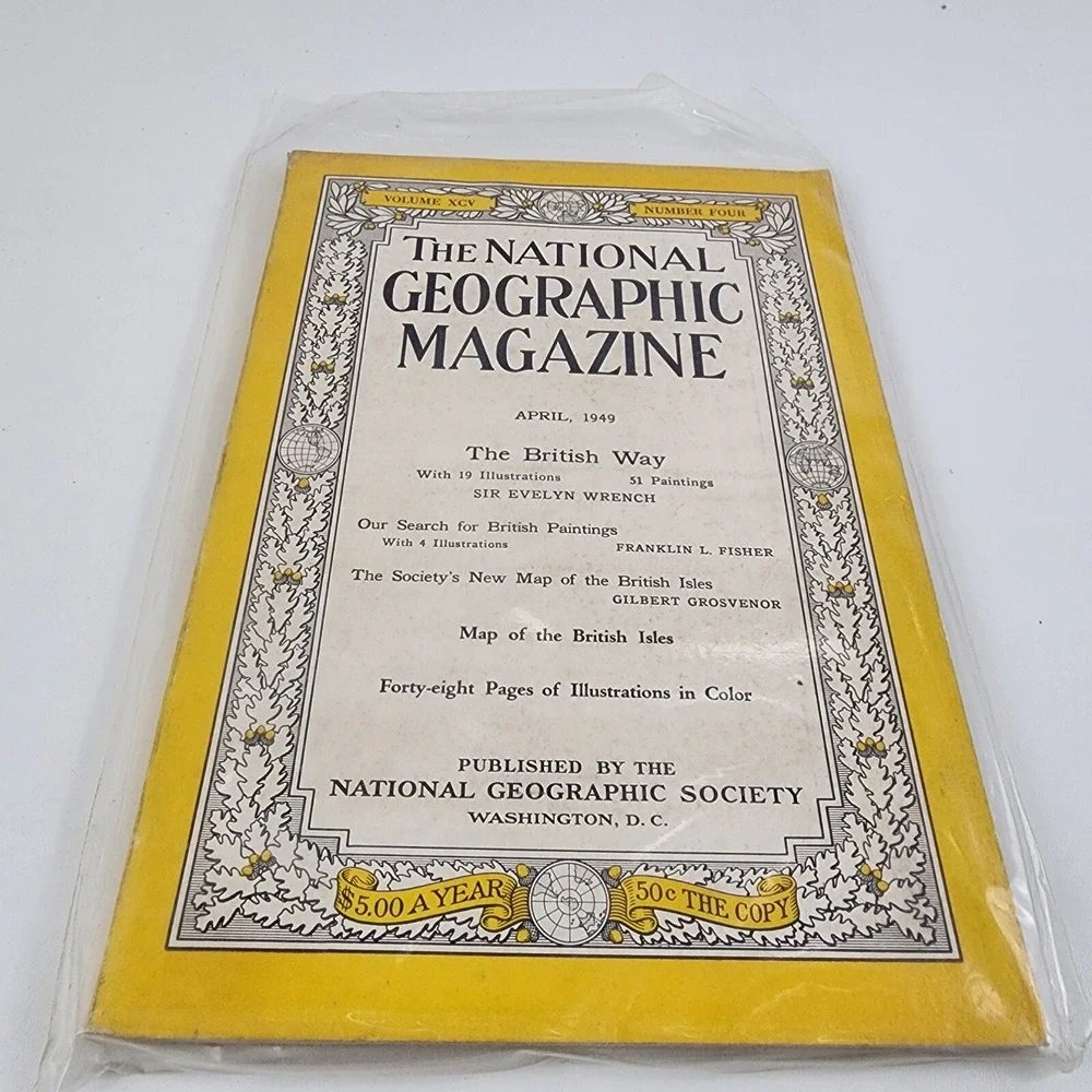 National Geographic Magazine April 1949‎ No Insert